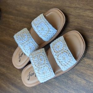 Free People Juliet Crochet Sandals